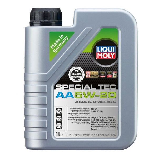 LIQUI MOLY OLEJ 5W20 1L SYNTETYCZNY SPECIAL TEC AA / GF-5 / WSS M2C 945 A