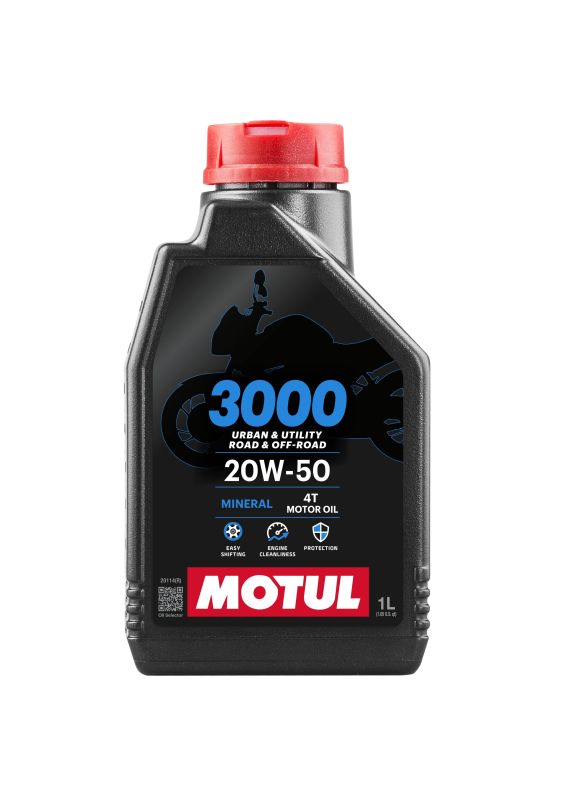 MOTUL OLEJ 20W50 1L 3000 4T MINERALNY/ MOTOCYKLE