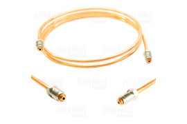 PITER PARTS PRZEWÓD HAM. DŁ. 3300 MM MIEDZIANY Z KOŃCÓWKAMI TYP. A-A (M10 X 1)