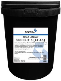 SPECOL SMAR DO ŁOŻYSK ŁT 43 SPECLIT 3 4,5KG