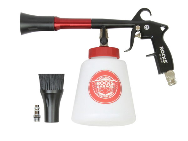 ROOKS BLOW GUN PRO-TURBO, PISTOLET DO CZYSZCZENIA TAPICERKI, Z REGULACJĄ