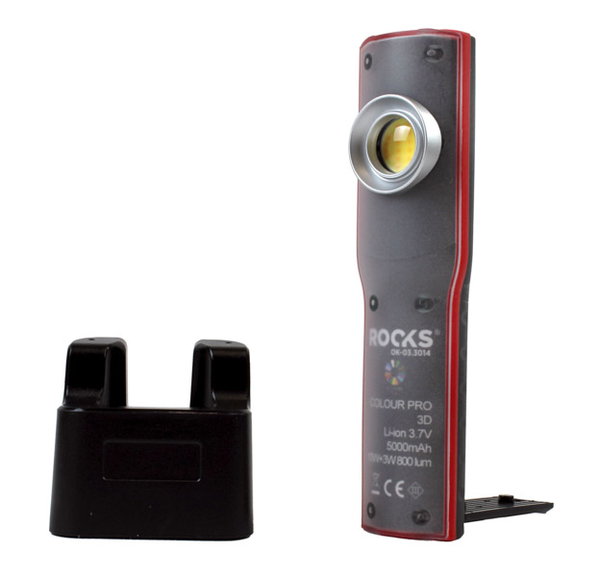 ROOKS LAMPA LAKIERNICZA COLOR MATCH 3D, COB LED, 800 LM, 2700/4500/6500 K