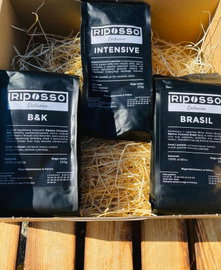 Zestaw degustacyjny: Świeżo Palona Riposso Exclusive: Brasil, Intensive i B&K