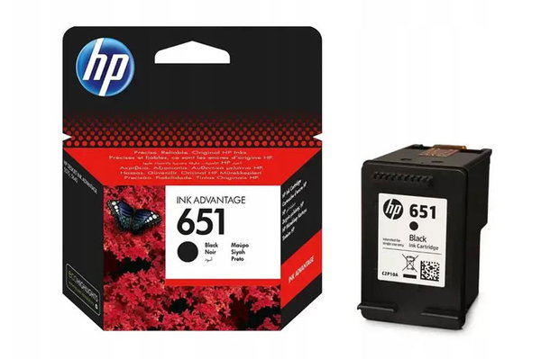 Oryginalny Tusz Black HP 651 (C2P10AE)