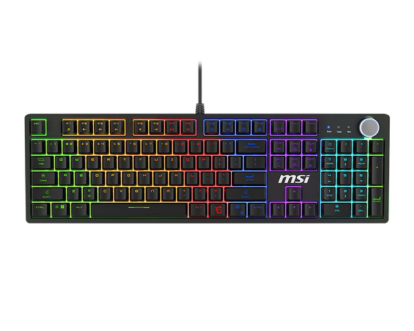 MSI Forge GK320 Red US - przewodowa klawiatura mechaniczna z czerwonymi