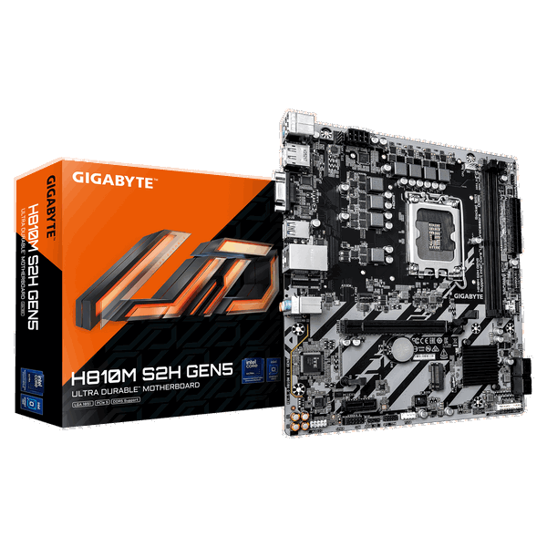 Gigabyte H810M S2H GEN5 - Processor family Intel - Processor socket LGA1851
