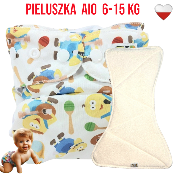Pieluszka Wielorazowa AIO Kieszonka Mikropolar NAPPINIONKI NappiMe