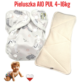 Pieluszka Wielorazowa AIO PUL GĄSKI NappiMe
