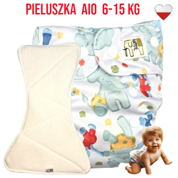 Pieluszka Wielorazowa AIO Kieszonka Coolmax NAPPIMIŚ NappiMe