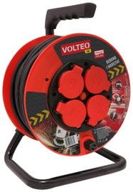 PRZEDŁUŻACZ HEAVY DUTY NA BĘBNIE 40M PRZEWÓD H05RR-F 3 1,5MM - VT-420-4015