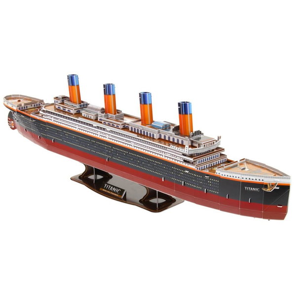 Puzzle Przestrzenne 3D Titanic Duży Okręt Statek 116 Elementów 81 cm