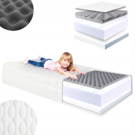 MATERAC 160x80 PARANA LUX piankowy profilowany PREMIUM 13 cm