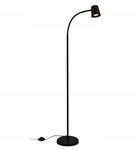 BRILONER - Lampa podłogowa , do czytania, salonu, GU10 , czarna 127,5 cm