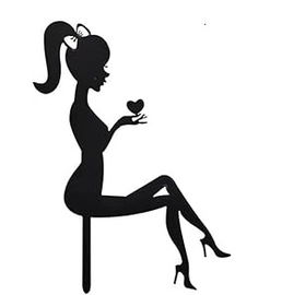 Topper Dekoracja Akrylowa na Tort 10 cm