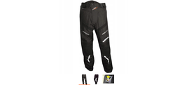 Czarne spodnie motocyklowe z odpinaną podpinką 3XL