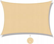 SUNNY GUARD Żagiel przeciwsłoneczny UV, wodoszczelny prostokątny 4,8x3m
