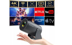 Polocsh HY300 Pro mini projektor Full HD 720P WiFi do telefonów/PC/PS5/Xbox