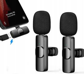 MIKROFON KRAWATOWY BEZPRZEWODOWY USB C