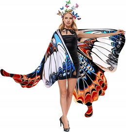 Strój kostium przebranie halloween damski Skrzydła Motyla Wróżki Karnawał