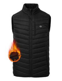 Kamizelka lekka pikowana czarna 2XL wiatroszczelna