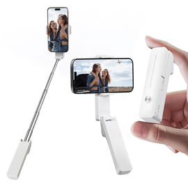 Rozkładany mini statyw selfie Stick przenośny biały 