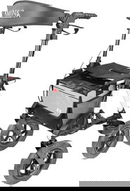 Chodzik KMINA PRO terenowy duże koła składany siedzisko kosz