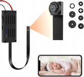 Mini kamera szpiegowska Wi-Fi, wideo 1080p, Aplikacja iOS i Android,