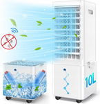 Mobilny klimatyzator 10L z 3 ustawieniami prędkości, 65 W, oscylacja 60°