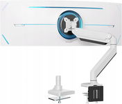 Uchwyt do monitora PUTORSEN RZMM-231W, 17-49'', do 18 kg, biały