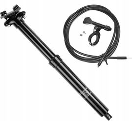 Hydrauliczna sztyca podsiodłowa do roweru 31,6 x 395 mm regulowana 0-125 mm