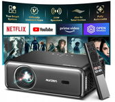Inteligentny projektor 2025 z DoIby Audio i obsługą 4K, Full HD 1080p