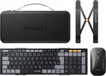 Zestaw Bezprzewodowa składana klawiatura i mysz/podstawka na laptopa/QWERTZ