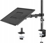 Ramię monitora z wentylowaną półką na laptopa do ekranu LCD LED 13 do 32"