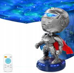 Projektor gwiazd astronauta, Lampa sufitowa LED z timerem i pilotem