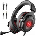 GAMINGOWE SŁUCHAWKI EKSA E900 PRO 7.1 SURROUND MIKROFON 3.5MM USB LED
