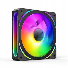 Wentylator Czarny 120mm RGB 5V 3PIN pryzmatyczny adresowalna obudowa RGB