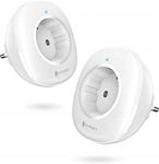 Gniazdko WIFI inteligentne Etersky 2 sztuki Smart