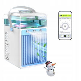 Mini przenośna klimatyzacja, 800 ml, 4 w 1, ładowana przez USB