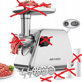 AIRMSEN Elektryczna maszynka do mięsa 5 w 1