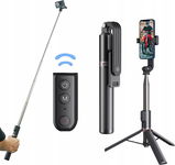 TELESIN Statyw do selfie, Bluetooth, wysuwany aluminiowy kij