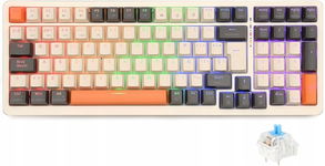 mechaniczna klawiatura,3 tryby łączności,podświetlenie LED,układ QWERTY(ES)