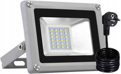 Reflektor LED 6500K 20W IP65 Wodoodporny Zewnętrzny Aluminiowy