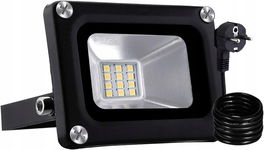 Reflektor LED 10W 3000K 1000 LM Ciepły Biały IP65 Wodoodporny