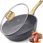 GiPP Patelnia do smażenia 28 cm z pokrywką,4,5 l