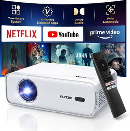 Inteligentny projektor, DoIby Audio, Wi-Fi i Bluetooth, Full HD 1080p, Auto