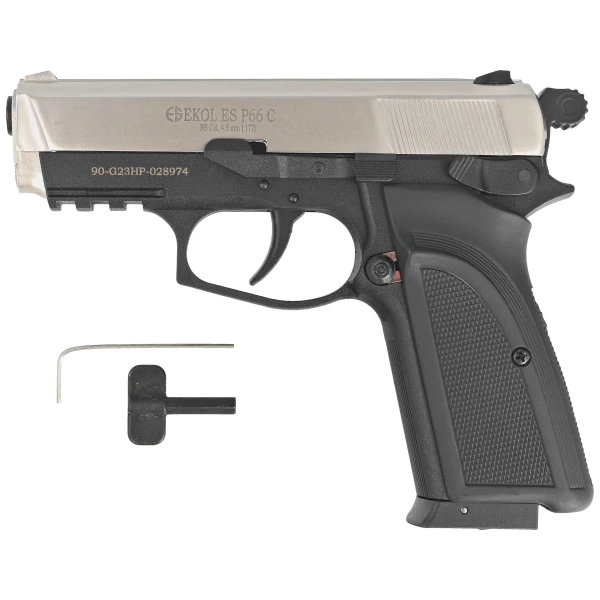 Pistolet wiatrówka Voltran Ekol ES P66C Satin 4.5 mm
