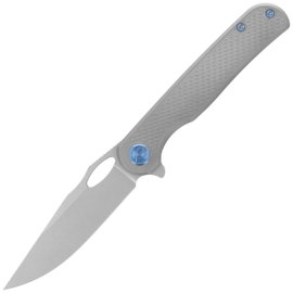 Nóż składany Kubey KB Knives Hydro Grey Titanium, Stonewashed M390 by Mark