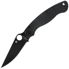 Nóż składany Spyderco Military 2 Salt Black G10, Black DLC (C36GMCBKP2)