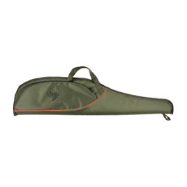 Pokrowiec na broń Forsport 125 cm - oliwkowy, haft czarna głowa jelenia, biza