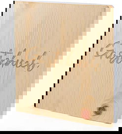 Księga gości drewniana sosnowa 20x20 cm 192 strony 120g/m2